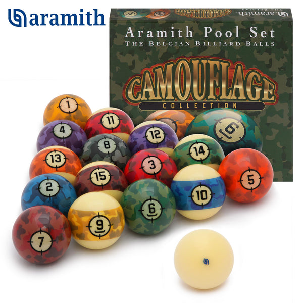 Aramith Camouflage Billiard Pool Ball set 2 1/4"