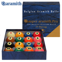 Super Aramith Pro-Cup TV Billiard Pool Ball set 2 1/4"