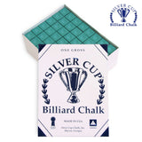 Silver Cup Billiard Chalk Green 144 pcs