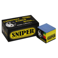 Sniper Billiard Chalk Blue 1 pc