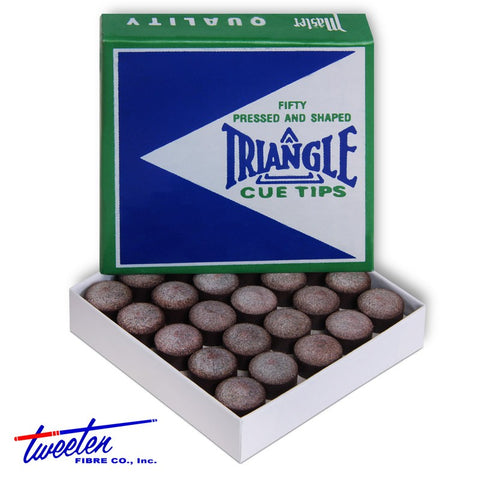 Triangle Cue Tip Ø12mm 50 pcs 1 box