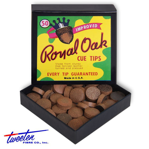 Royal Oak Cue Tip Ø9mm 50 pcs 1 box