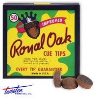 Royal Oak Cue Tip Ø10mm 50 pcs 1 box