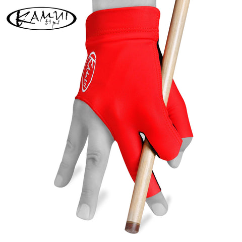 Kamui Billiard Glove QuickDry for Right Hand Red S