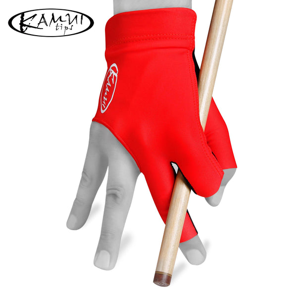 Kamui Billiard Glove QuickDry for Right Hand Red XXL