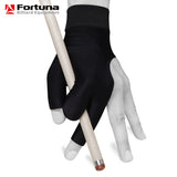 Fortuna Billiard Glove Pro Open fingers Black M/L