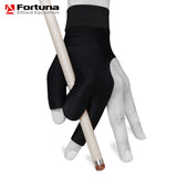 Fortuna Billiard Glove Pro Open fingers Black S