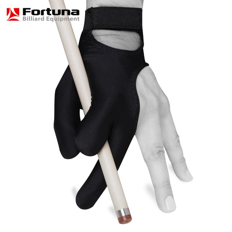 Fortuna Billiard Glove Classic w/Strap Black S