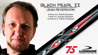 Longoni Black Pearl II Carom Cue w/Luna Nera FE71 Shaft