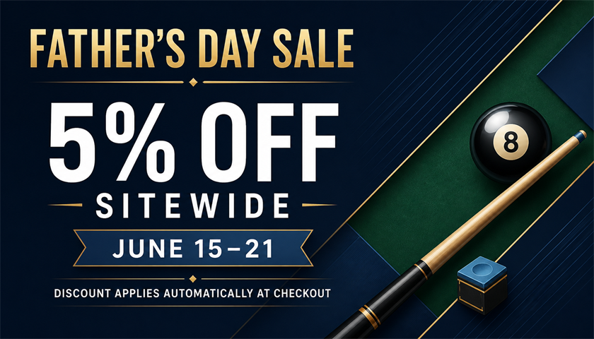 Father's Day Sale 5% off sitewide, June 15 through 21